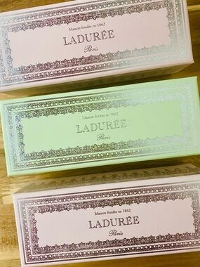 Laduree Boxes Lot 3 Empty Mini Laduree Boxes Pink Mint Green Laduree Boxes